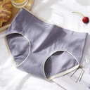 [10641] W-CD003 Celana Dalam Wanita Antibakteri Graphene Katun Hight Quality Terbaru Pakaian Dalam (W-CD003-Grey)