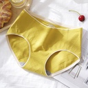 [10642] W-CD003 "Clear Stock" Celana Dalam Wanita Antibakteri Graphene Katun Hight Quality Terbaru Pakaian Dalam (W-CD003-Yellow)