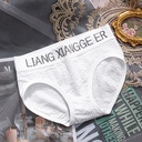 [10648] W-CD004 "Clear Stock" Celana Dalam Wanita Pakaian Dalam Import Berkualitas Tinggi CD Midi Waist Bahan Katun Pakaian Dalam (W-CD004-White)