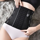 [11034] W-KS003 Korset Stagen Pengecil Perut Buncit Melahirkan Pelangsing Slimming Import Pakaian Dalam (W-KS003-Black XXL)