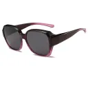 [11522] PL-H056 Kacamata Hitam Anti Silau Musim Panas Unisex (New Product) (PL-H056-Purple/Black)