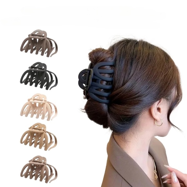 JR-A010 Jepit Rambut Cakar Jumbo Doff Model Korea Jepit Ponytail Hair Claw Clips