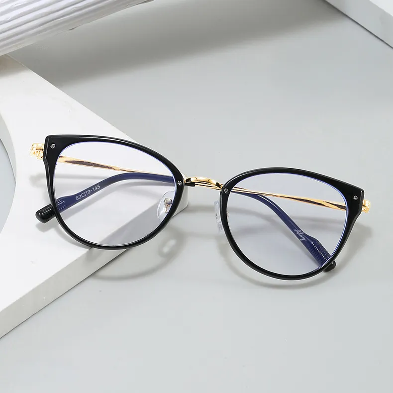 M-AR002-P2 Kacamata Premium Anti Radiasi Frame Cat Eye Gagang Tipis Minimalis (New Product)