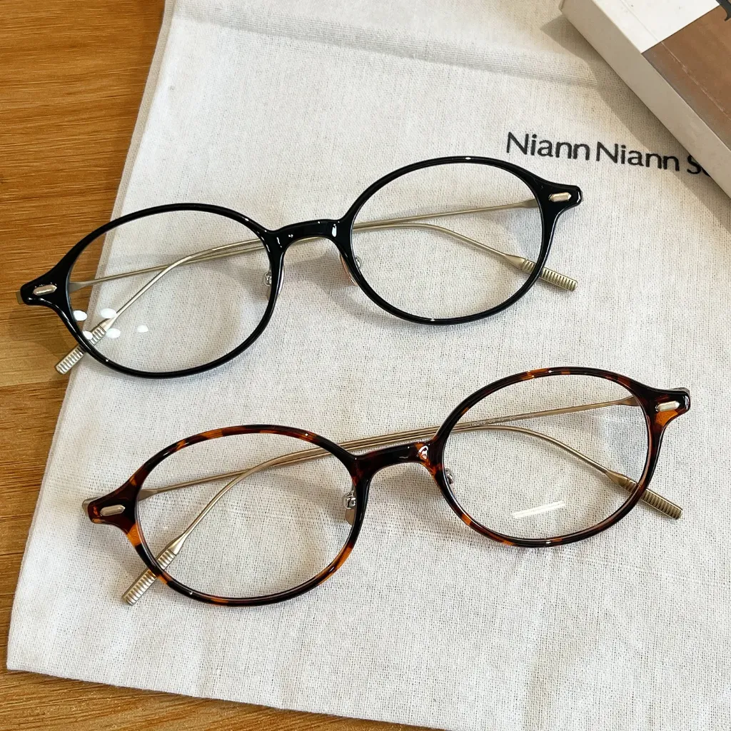 M-AR003-P2 Kacamata Premium Anti Radiasi Frame Oval Retro Berkelas (New Product)