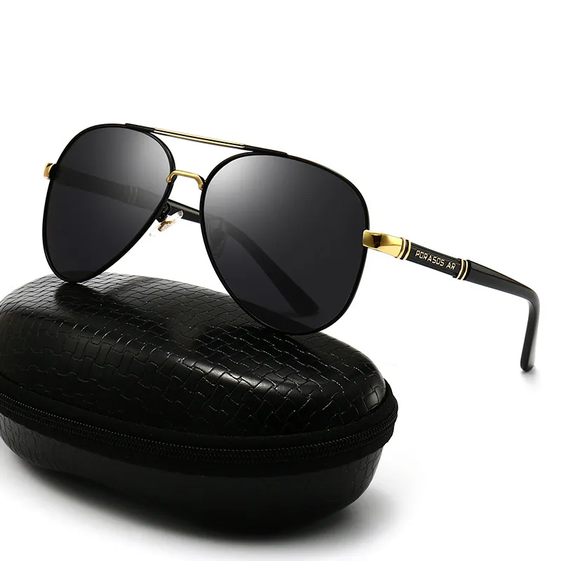 M-H004 Kacamata Hitam Metal Men's Sunglasses (New Product)