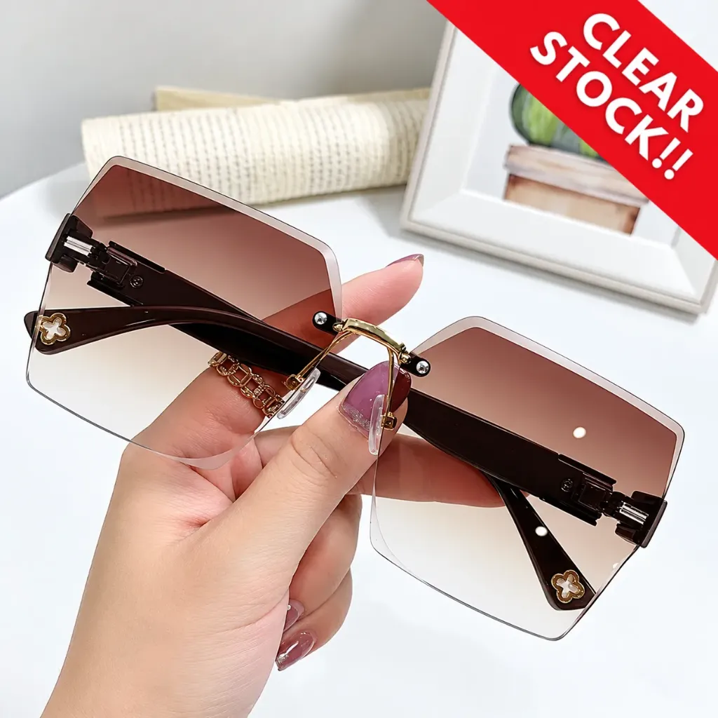 PL-MX007 Kacamata Hitam No frame Women Sunglasses New Arrival Import Kacamata Gaya Fashion